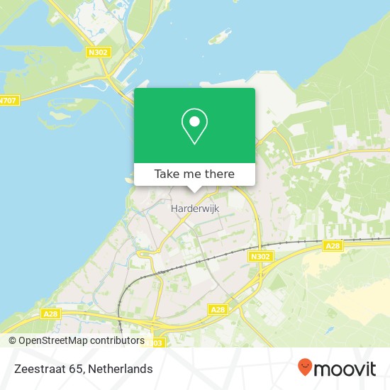 Zeestraat 65, 3841 JL Harderwijk map