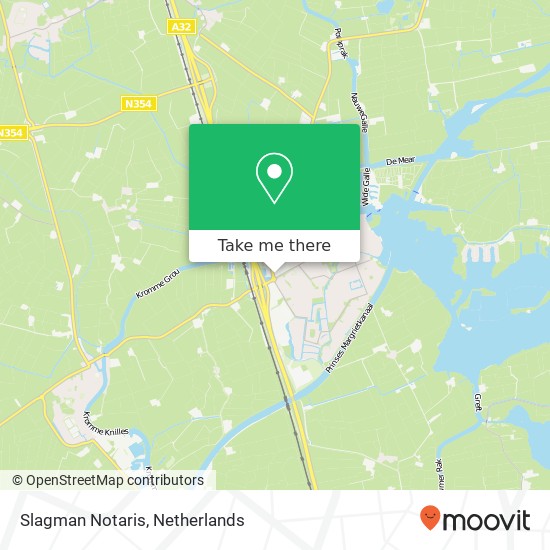 Slagman Notaris, Stationsweg 90 map