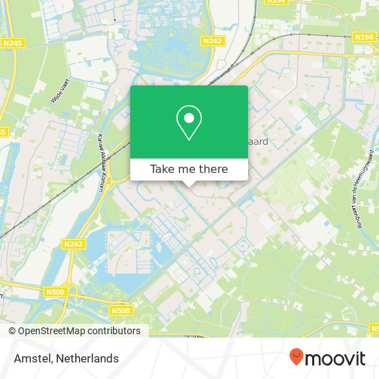 Amstel, 1703 LC Heerhugowaard map