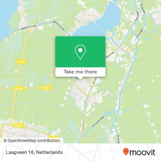 Laagveen 16, 2461 HE Ter Aar map