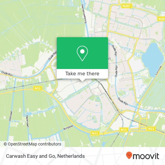 Carwash Easy and Go, Christiaan Huijgensweg 6 map
