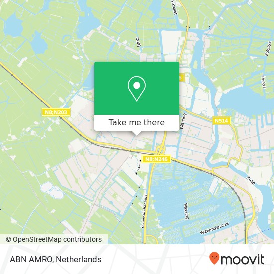 ABN AMRO, Zuiderhoofdstraat 14 map