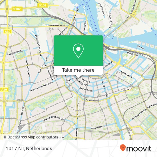 1017 NT, 1017 NT Amsterdam, Nederland map