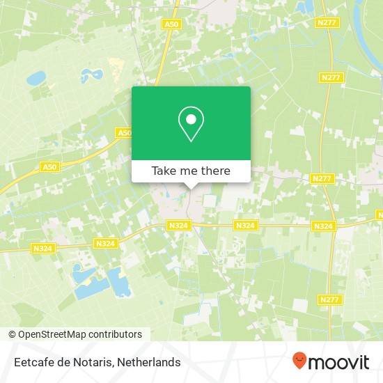 Eetcafe de Notaris, Schutsboomstraat 43 map