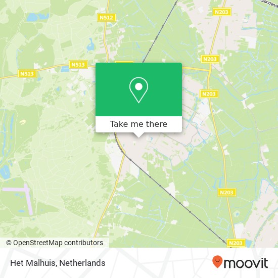 Het Malhuis, Dorpsstraat 77 map