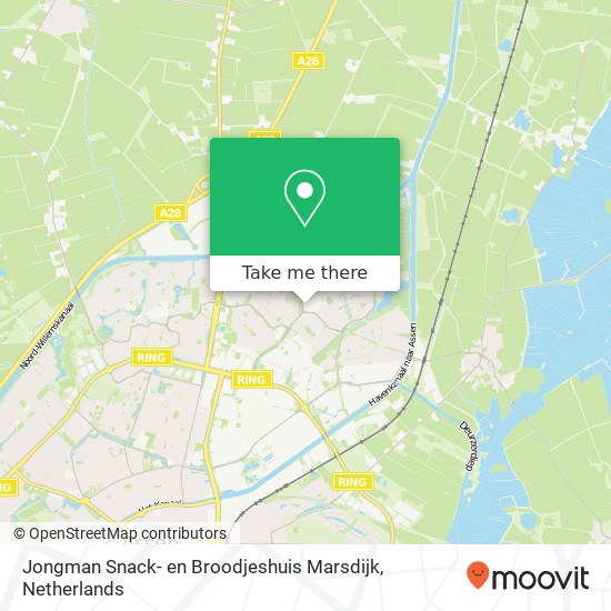 Jongman Snack- en Broodjeshuis Marsdijk, Kleuvenstee 72 map