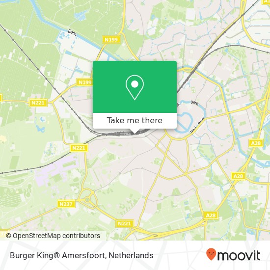 Burger King® Amersfoort, Stationsplein 75 Karte