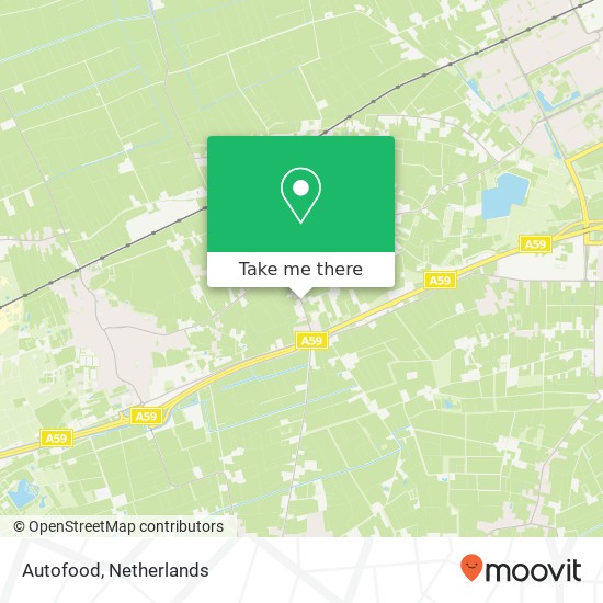 Autofood, Papendijk 25 map