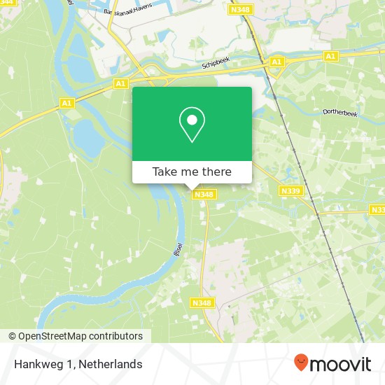 Hankweg 1, 7214 DJ Epse map