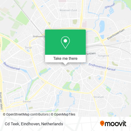 Cd Teek, Eindhoven Karte