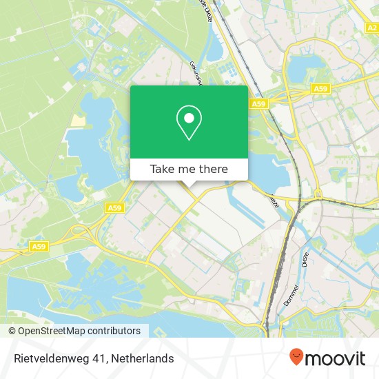 Rietveldenweg 41, 5222 AP 's-Hertogenbosch Karte