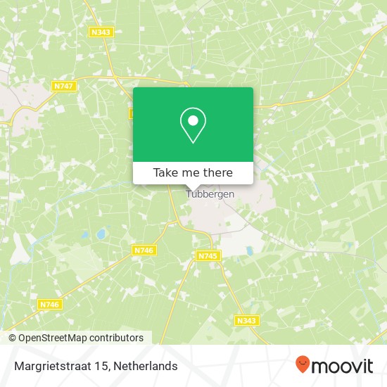 Margrietstraat 15, 7651 CR Tubbergen map