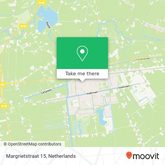 Margrietstraat 15, 7701 HJ Dedemsvaart map