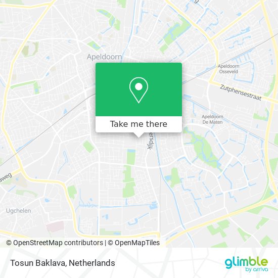 Tosun Baklava map