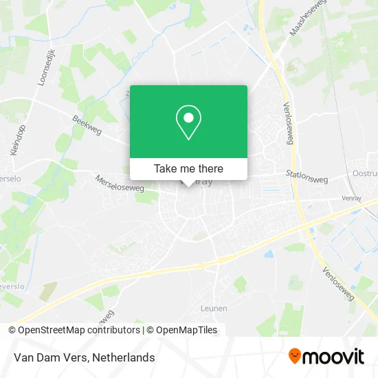 Van Dam Vers map
