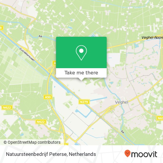 Natuursteenbedrijf Peterse, De Amert 106 map