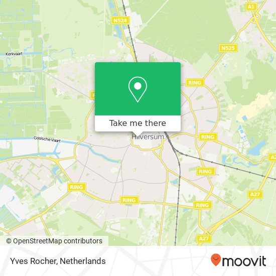 Yves Rocher, Kerkstraat 85 map
