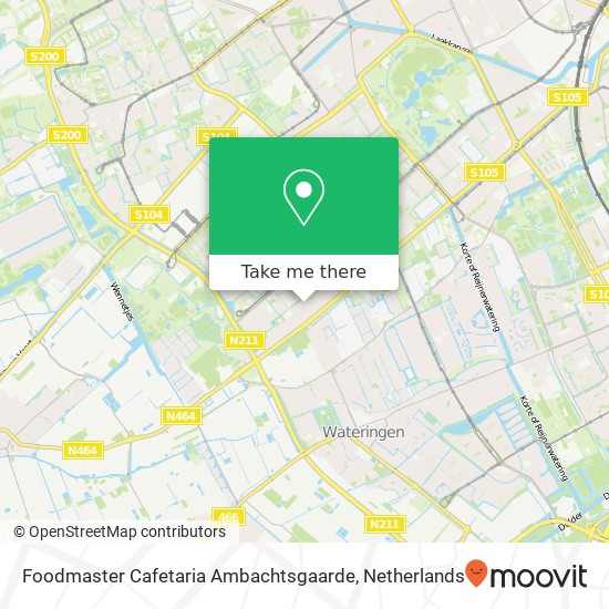 Foodmaster Cafetaria Ambachtsgaarde, Ambachtsgaarde 64 map