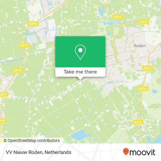 VV Nieuw Roden, Zevenhuisterweg 3A map