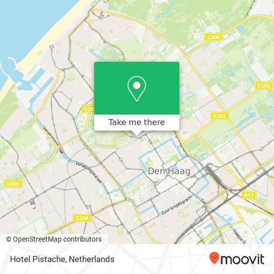 Hotel Pistache, Scheveningseweg 1 map