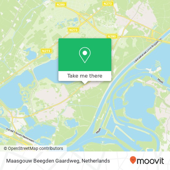 Maasgouw Beegden Gaardweg Karte