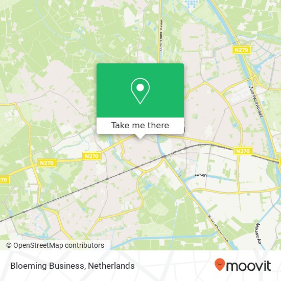 Bloeming Business, Mierloseweg 6 map