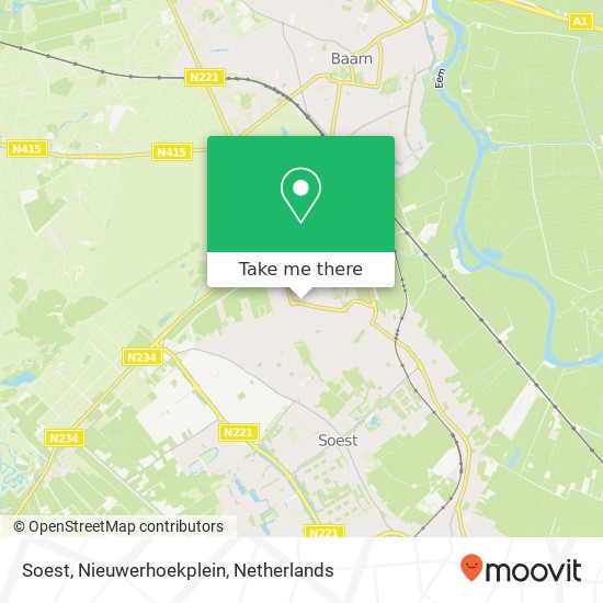 Soest, Nieuwerhoekplein Karte