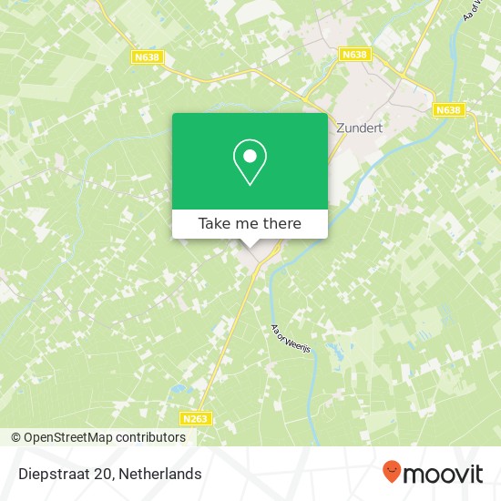 Diepstraat 20, 4884 AB Wernhout map