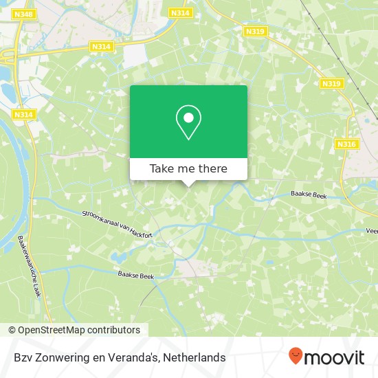 Bzv Zonwering en Veranda's, Boshuisweg 5 map