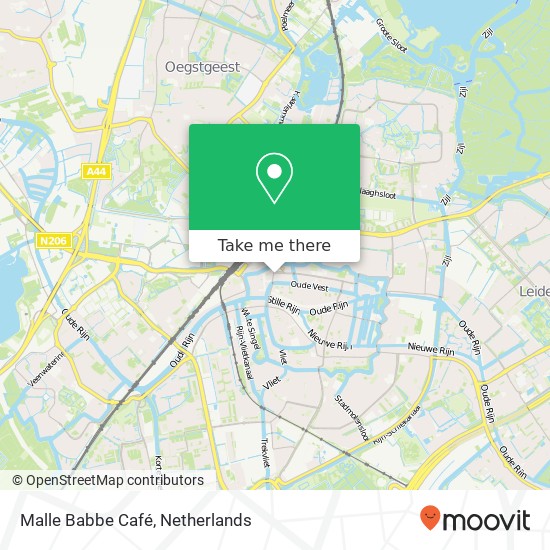 Malle Babbe Café, Nieuwe Beestenmarkt 21 map