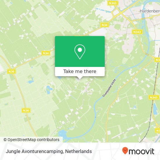 Jungle Avonturencamping map