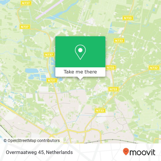 Overmaatweg 45, Overmaatweg 45, 7524 DH Enschede, Nederland map