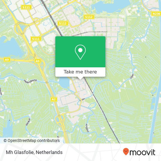 Mh Glasfolie, Hollandse Kade 23B map