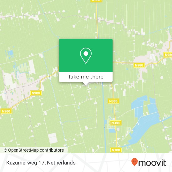 Kuzumerweg 17, 9862 TB Sebaldeburen map