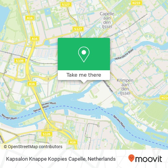 Kapsalon Knappe Koppies Capelle, Doormanstraat 16 Karte
