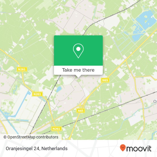 Oranjesingel 24, 5056 XA Berkel-Enschot map