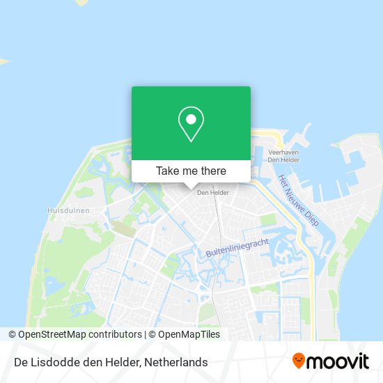 De Lisdodde den Helder Karte