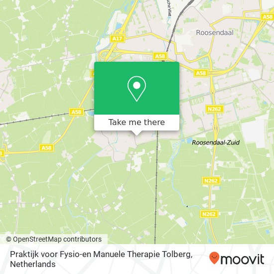 Praktijk voor Fysio-en Manuele Therapie Tolberg, Distelberg 39 map