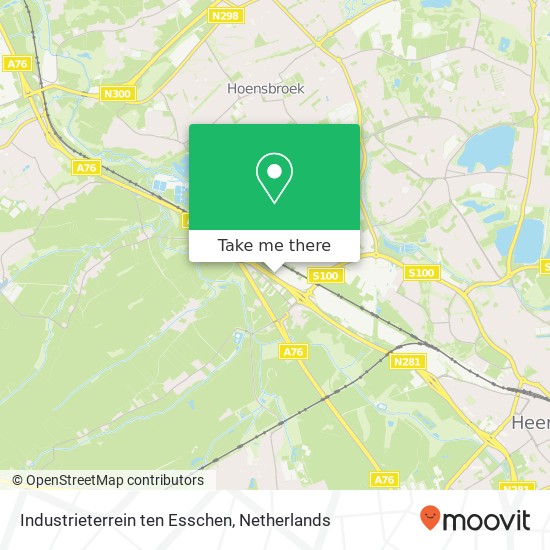 Industrieterrein ten Esschen map