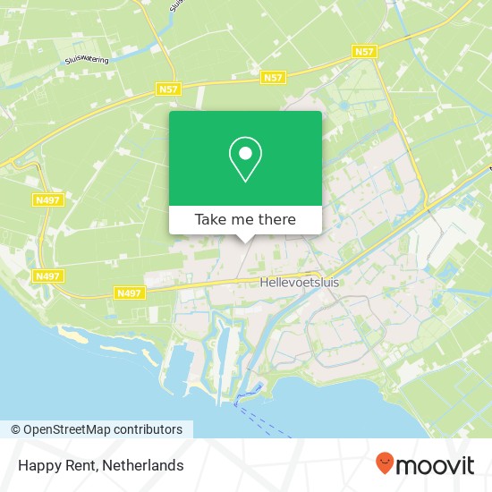 Happy Rent, Moriaanseweg West 62 map