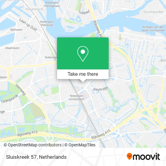 Sluiskreek 57 map