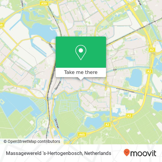 Massagewereld 's-Hertogenbosch map
