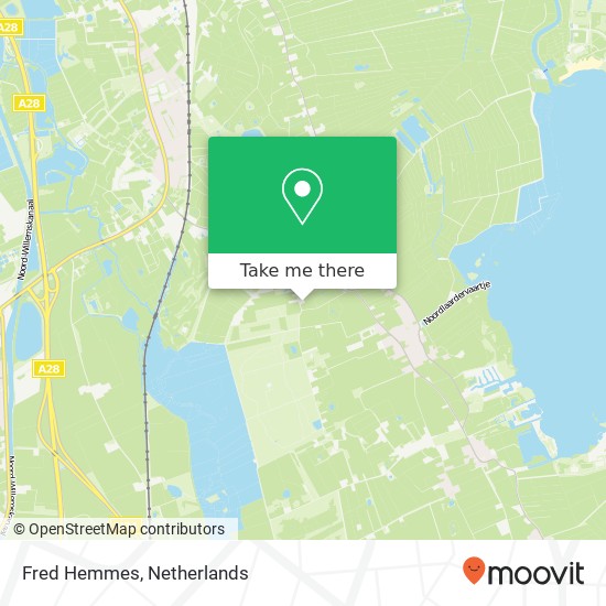 Fred Hemmes, Duinweg 2A map