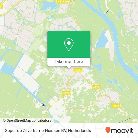 Super de Zilverkamp Huissen BV, Van Wijkstraat 17 map