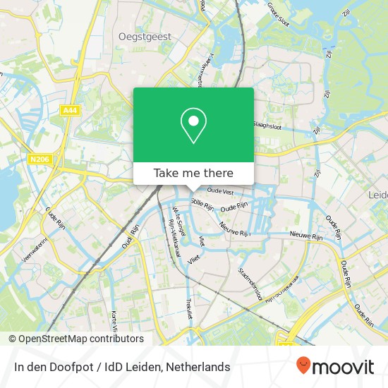 In den Doofpot / IdD Leiden, Turfmarkt 9 map