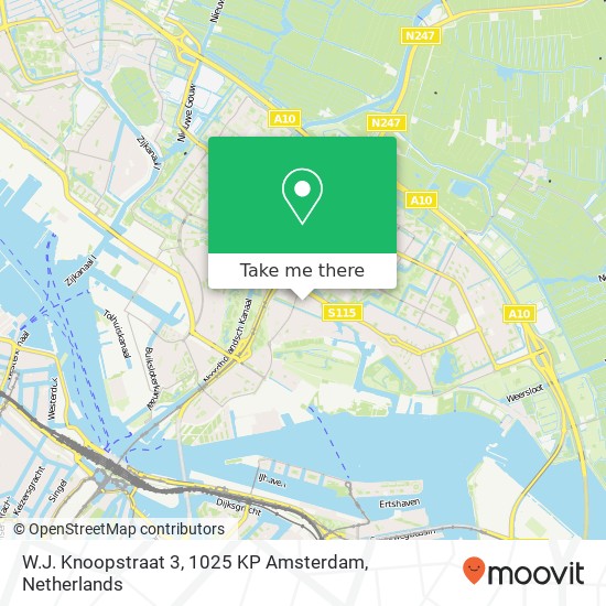 W.J. Knoopstraat 3, 1025 KP Amsterdam map