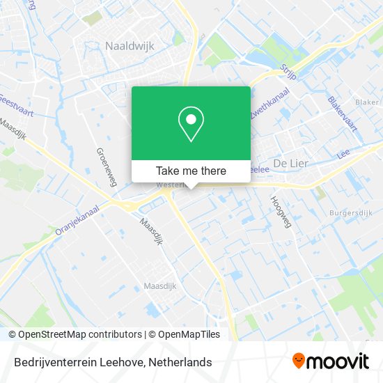 Bedrijventerrein Leehove map
