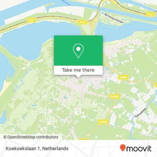 Koekoekslaan 1, 3233 BG Oostvoorne map