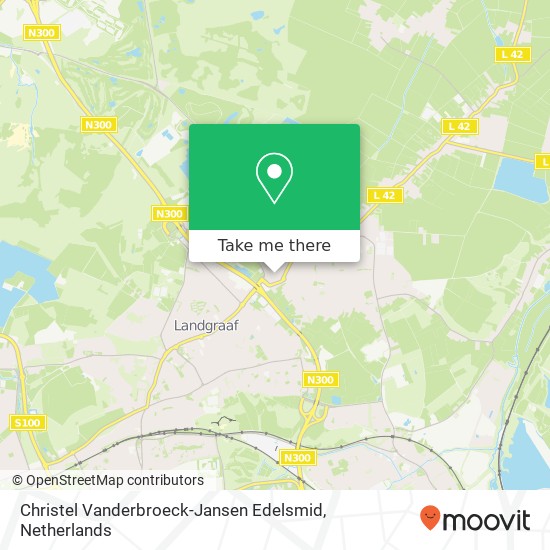 Christel Vanderbroeck-Jansen Edelsmid, Steenenkruisweg 11 map