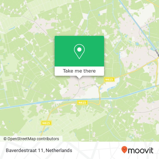 Baverdestraat 11, 5737 AA Lieshout map